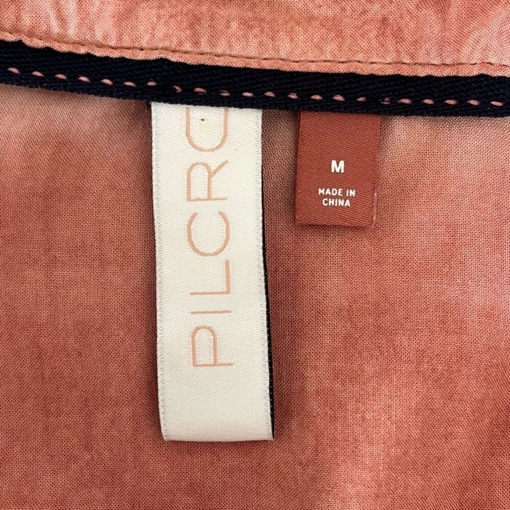 Pilcro Rust Button-Up Blouse - Picture 7 of 11